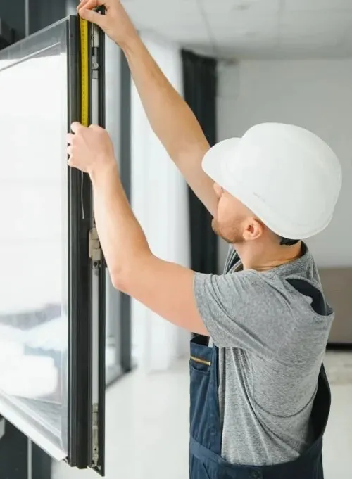 Constructor tomando medidas de ventanas
